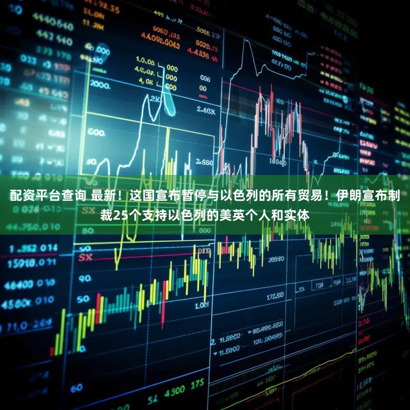配资平台查询 最新！这国宣布暂停与以色列的所有贸易！伊朗宣布制裁25个支持以色列的美英个人和实体