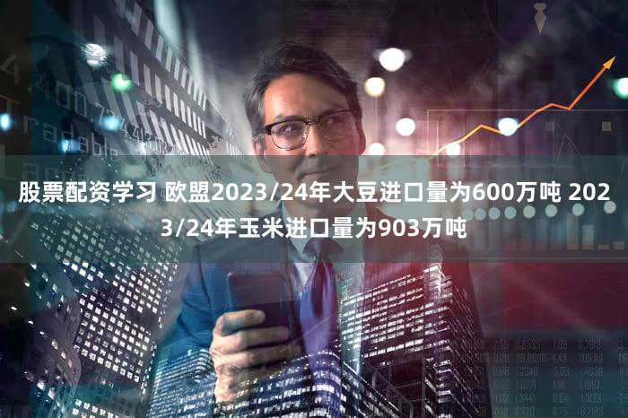 股票配资学习 欧盟2023/24年大豆进口量为600万吨 2023/24年玉米进口量为903万吨