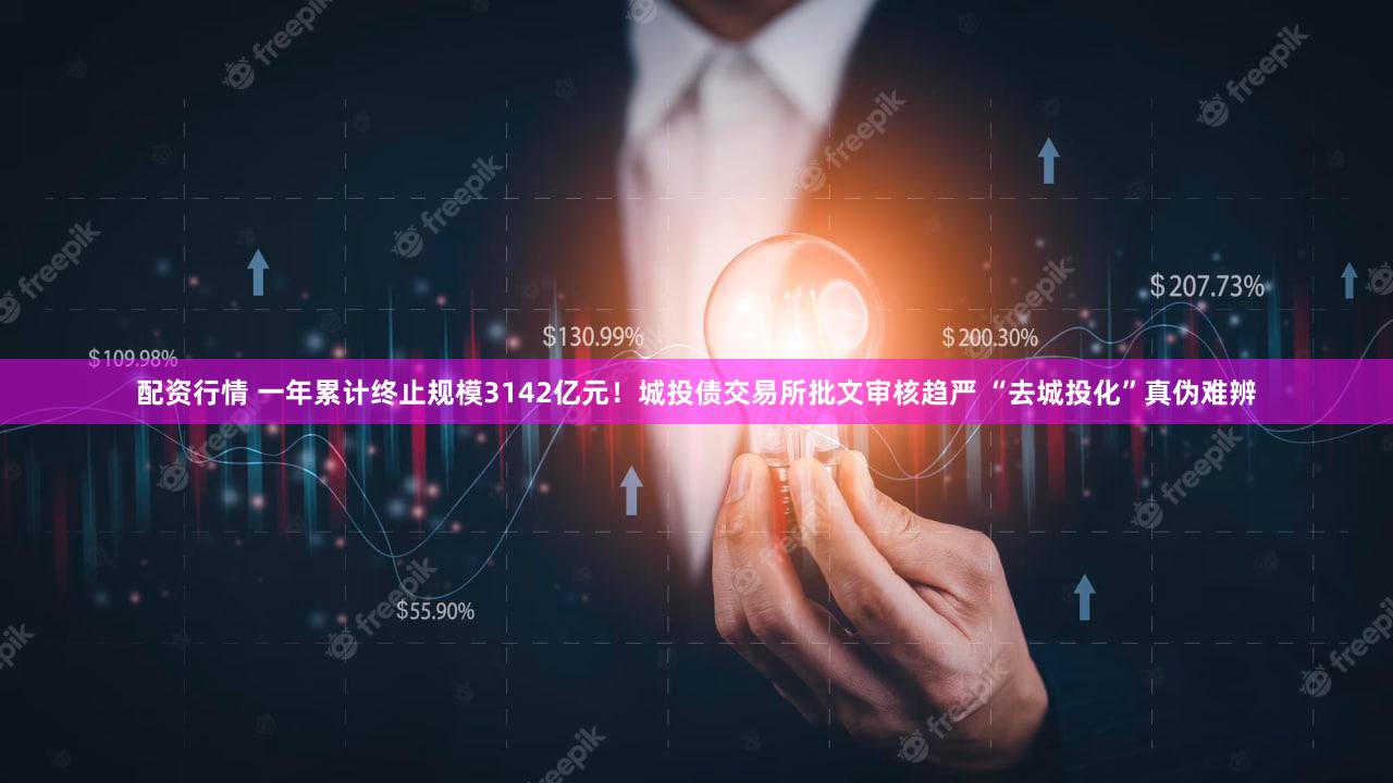 配资行情 一年累计终止规模3142亿元！城投债交易所批文审核趋严 “去城投化”真伪难辨