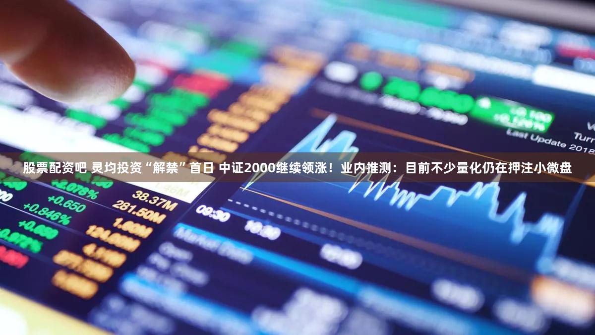 股票配资吧 灵均投资“解禁”首日 中证2000继续领涨!业内推测:目前不少量化仍在押注小微盘
