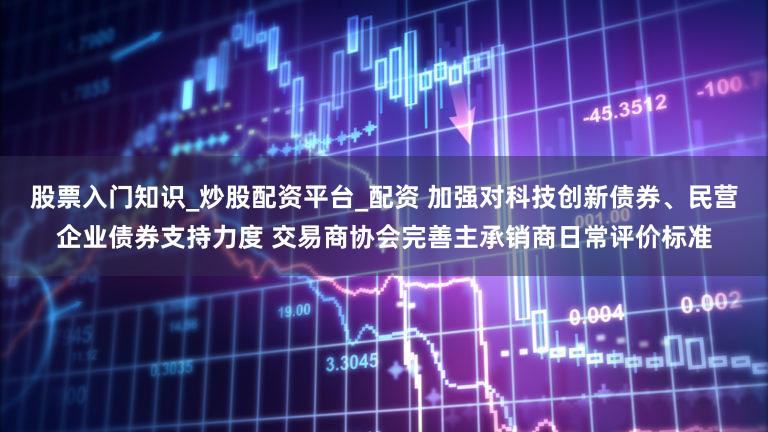 股票入门知识_炒股配资平台_配资 加强对科技创新债券、民营企业债券支持力度 交易商协会完善主承销商日常评价标准