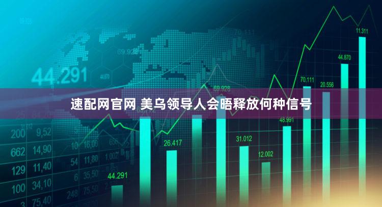 速配网官网 美乌领导人会晤释放何种信号